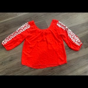 Gently worn sheer top